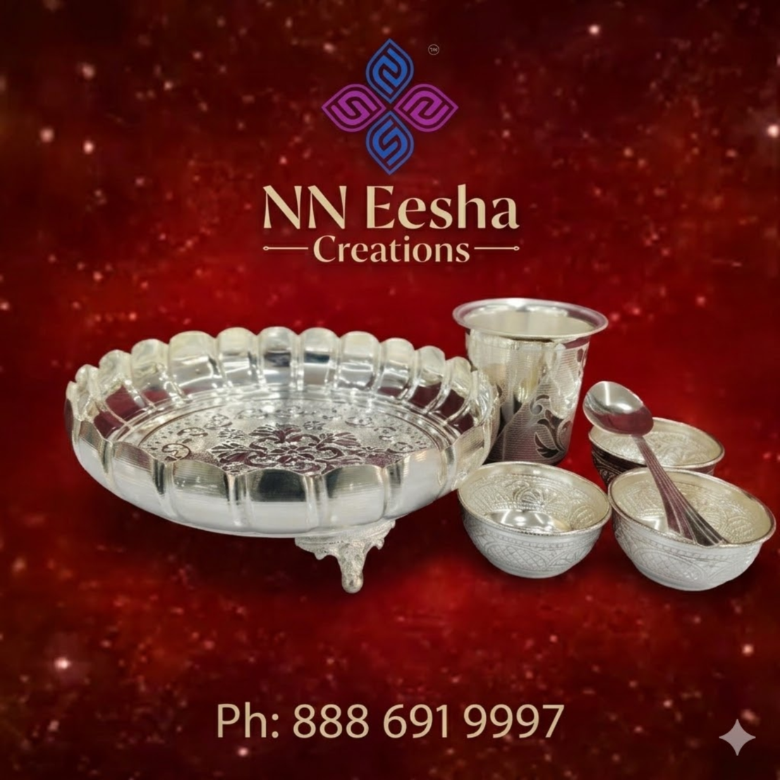 NN Eesha Creations German Silver
